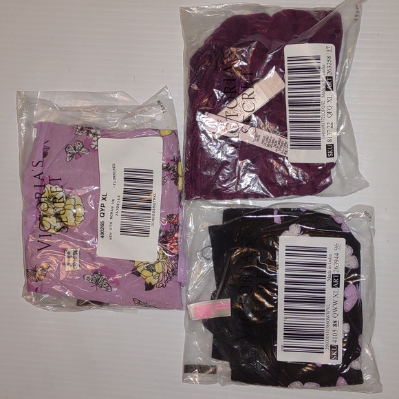 ๐VICTORIA SECRET Bundle of 3 Panties (Purple) Size XL - Picture 10 of 11
